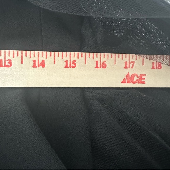 Jenni Kayne Strapless Black A-Line Organza High-Low Maxi Dress Small - Picture 4 of 8